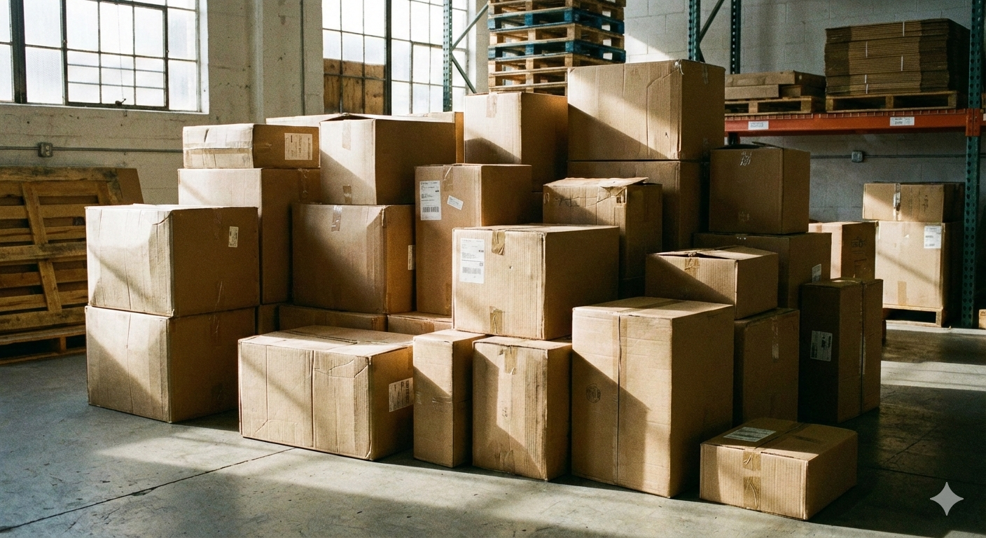 Heavy duty corrugated boxes for shipping and wholesale packaging