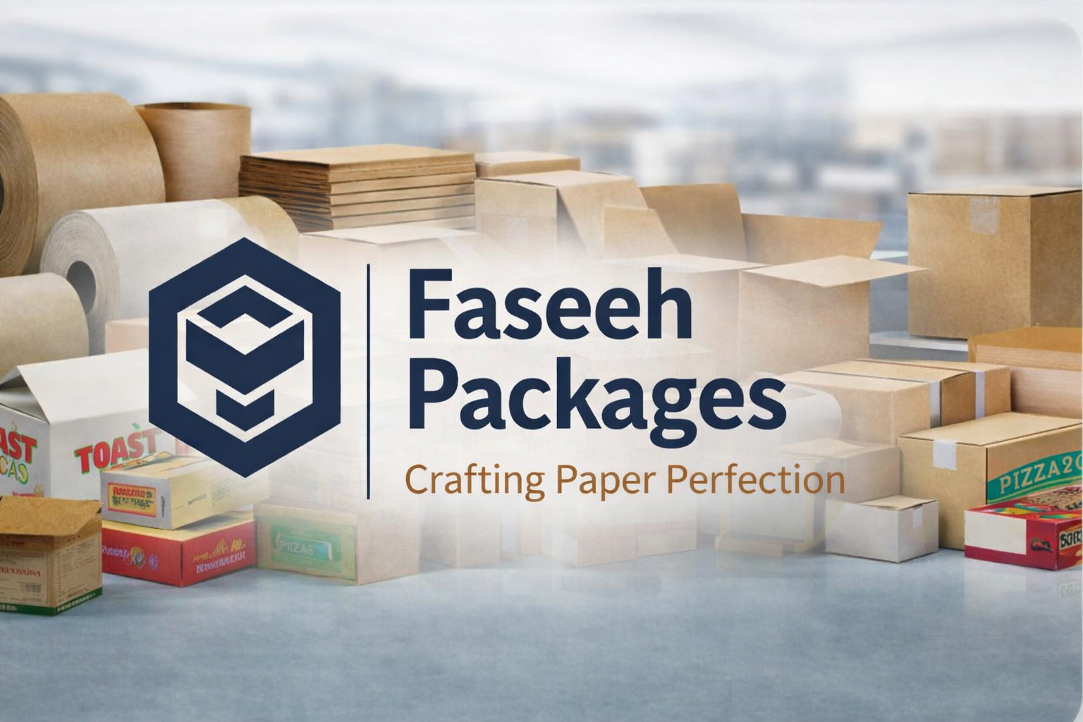 Corrugated box manufacturing facility in Gujranwala, Pakistan